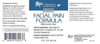 Facial Pain  Formula (Nspc0096 Facial Pain Formula)